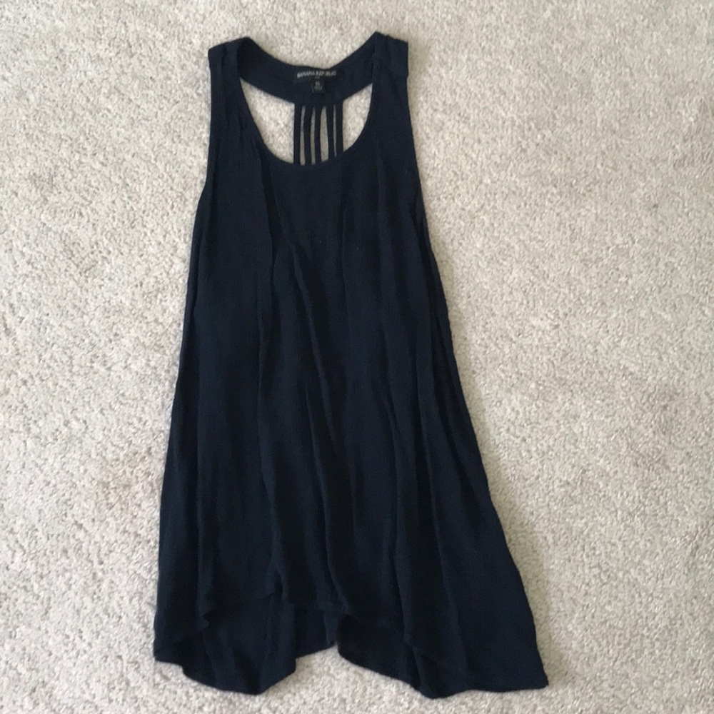 Dark blue tank
